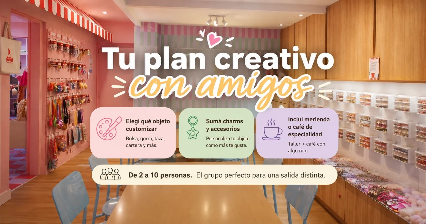 🎨 Customizá tu Objeto Único en CREA con Amigos